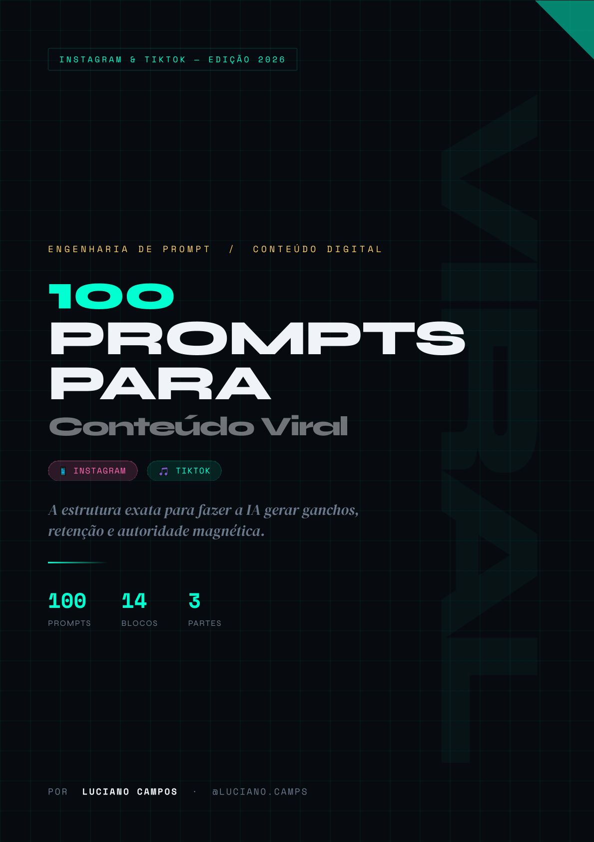 Ebook 100 Prompts para Conteúdo Viral