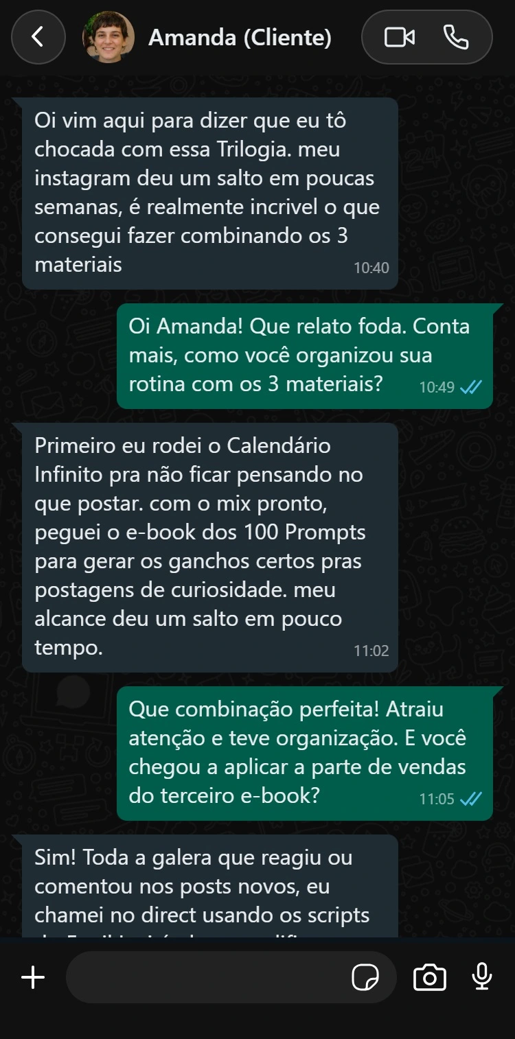 Depoimento WhatsApp 1