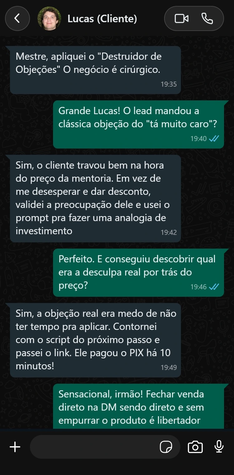 Depoimento WhatsApp 2