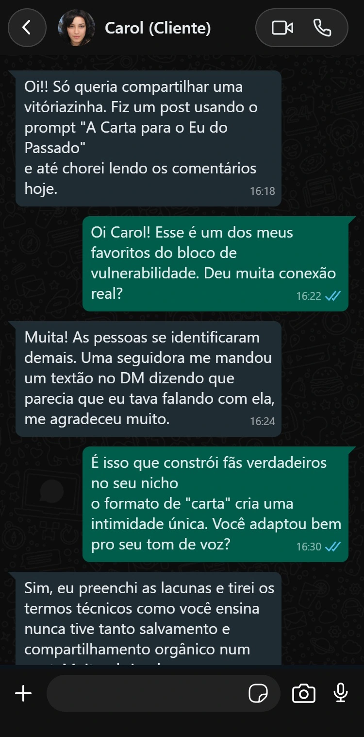 Depoimento WhatsApp 3